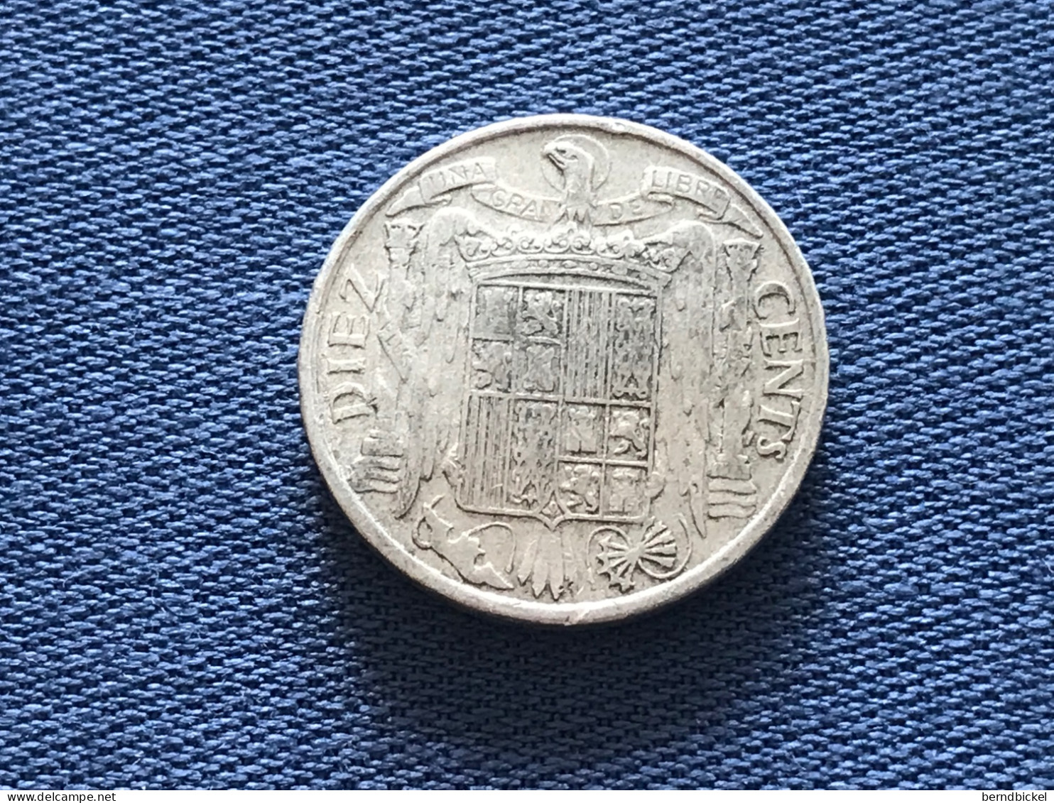 Münze Münzen Umlaufmünze Spanien 10 Centimos 1953 - 10 Centimos