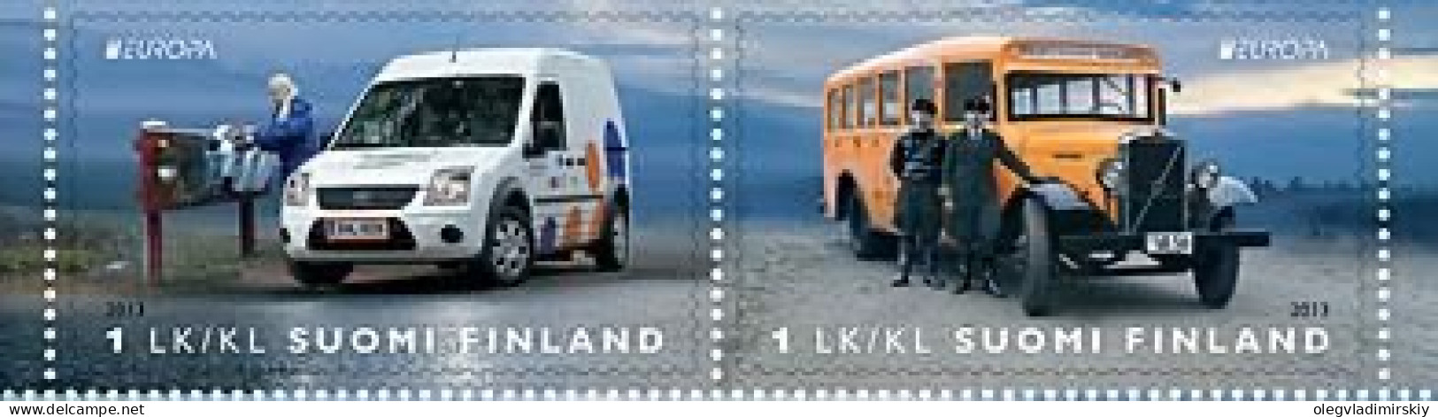 Finland 2013 Europa CEPT Postal Transport Set Of 2 Stamps Mint - Unused Stamps