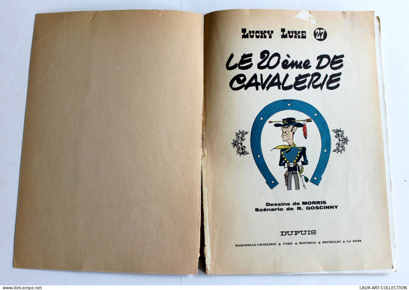 LUCKY LUKE N°27 LE 20eme DE CAVALERIE Par GOSCINNY, DESSIN De MORRIS 1972 DUPUIS / LIVRE COLLECTION (3008.81) - Lucky Luke