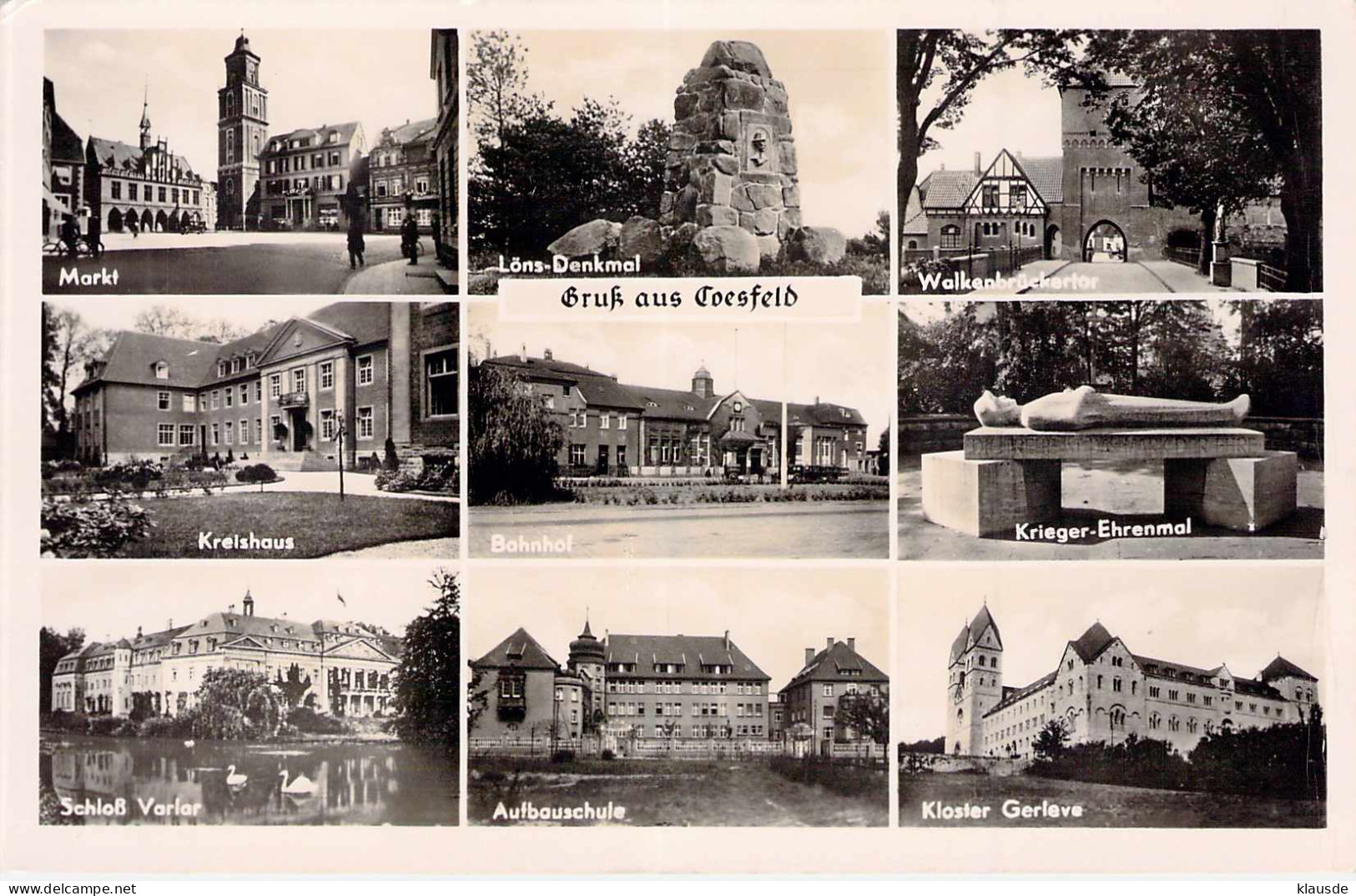 Coesfeld - Mehrbild Beschr.0hne Frankatur - Coesfeld