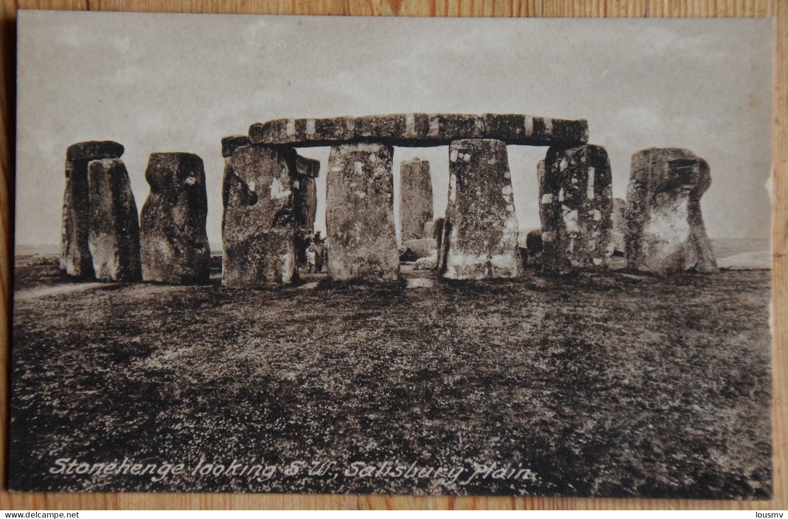 Stonehenge Looking S.W. Salisbury Plain - (n°25985) - Stonehenge