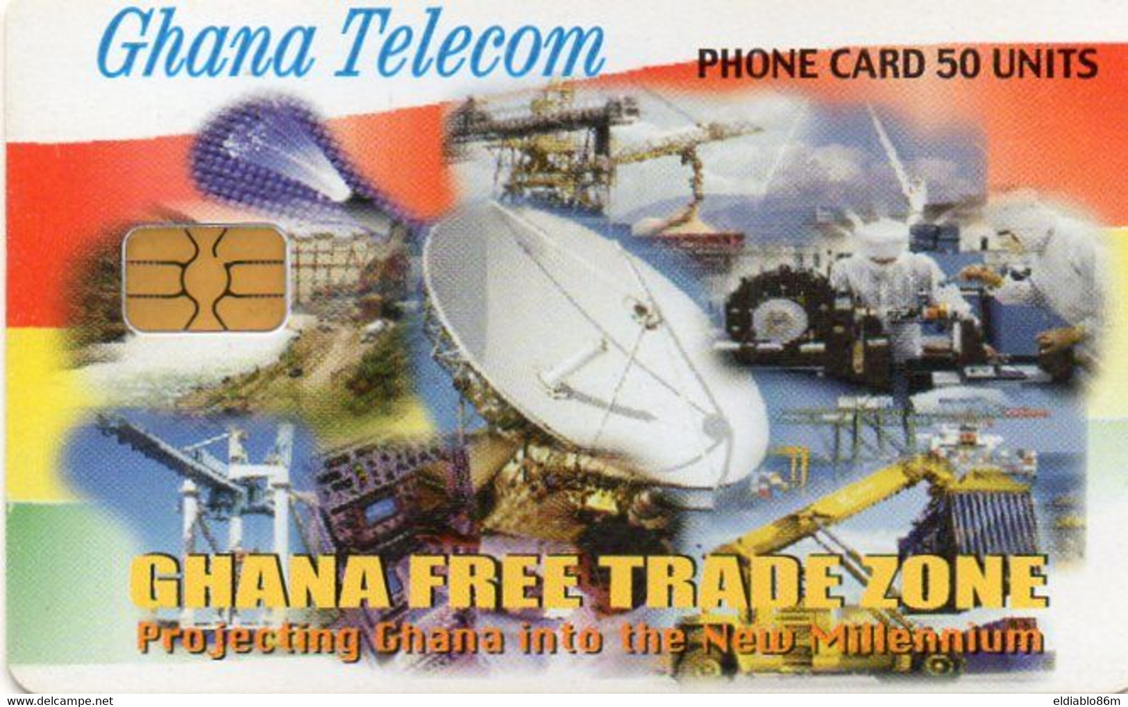 GHANA - CHIP CARD - FREE TRADE ZONE - 10/02 - Ghana