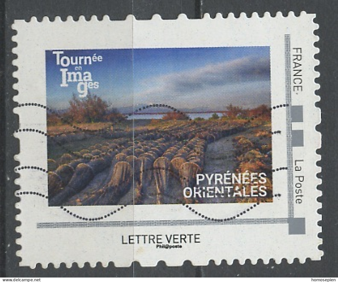 France - Frankreich Timbre Personnalisé 2010 Y&T N°IDT67Aa-008 - Michel N°BS(?) (o) - Pyrénées Orientales - Oblitérés