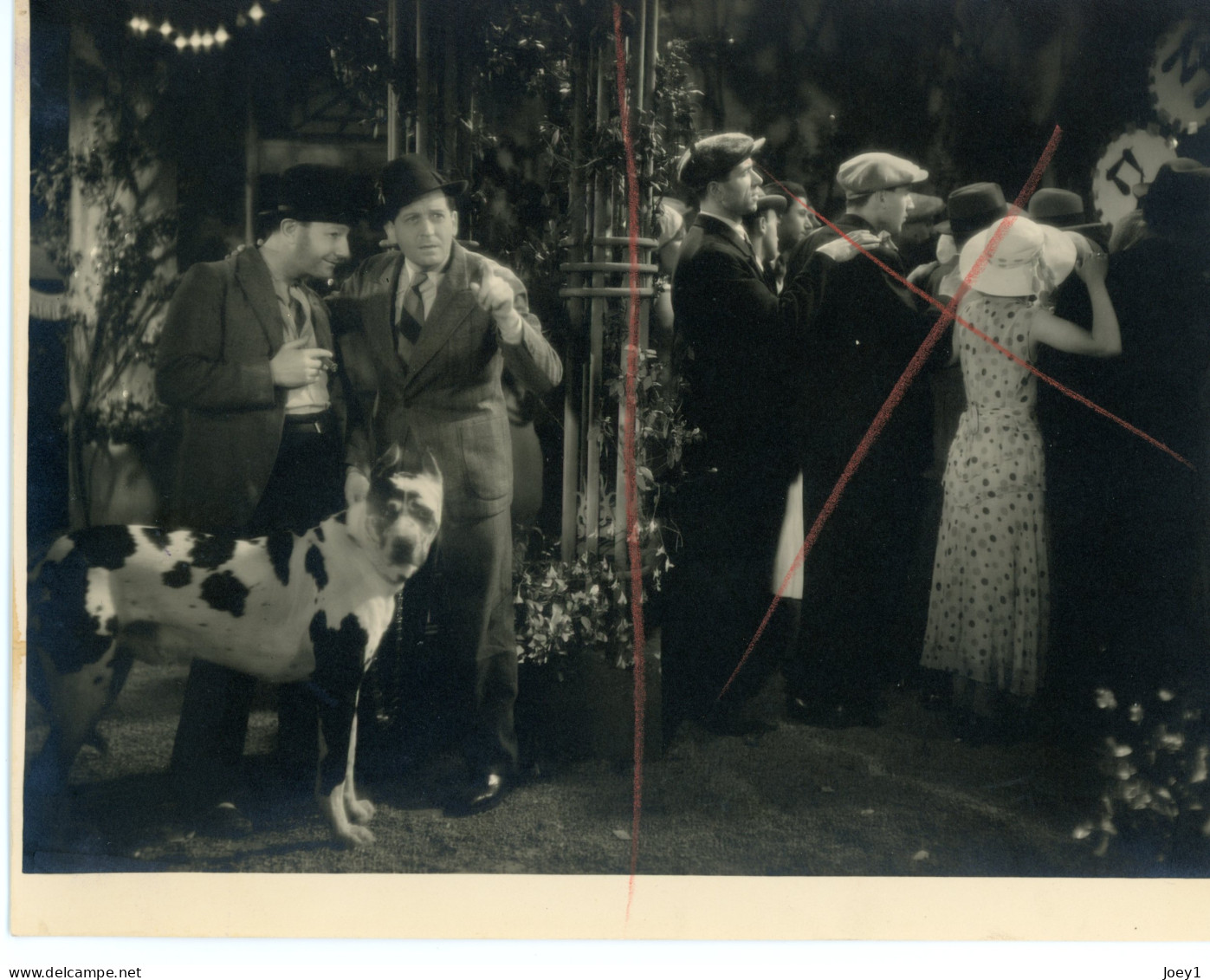 Photo Originale Du Tournage Du Film Toto De Jacques Tourneur En 1933,avec Albert Préjean Renée St Cyr,Robert Goupil - Berühmtheiten