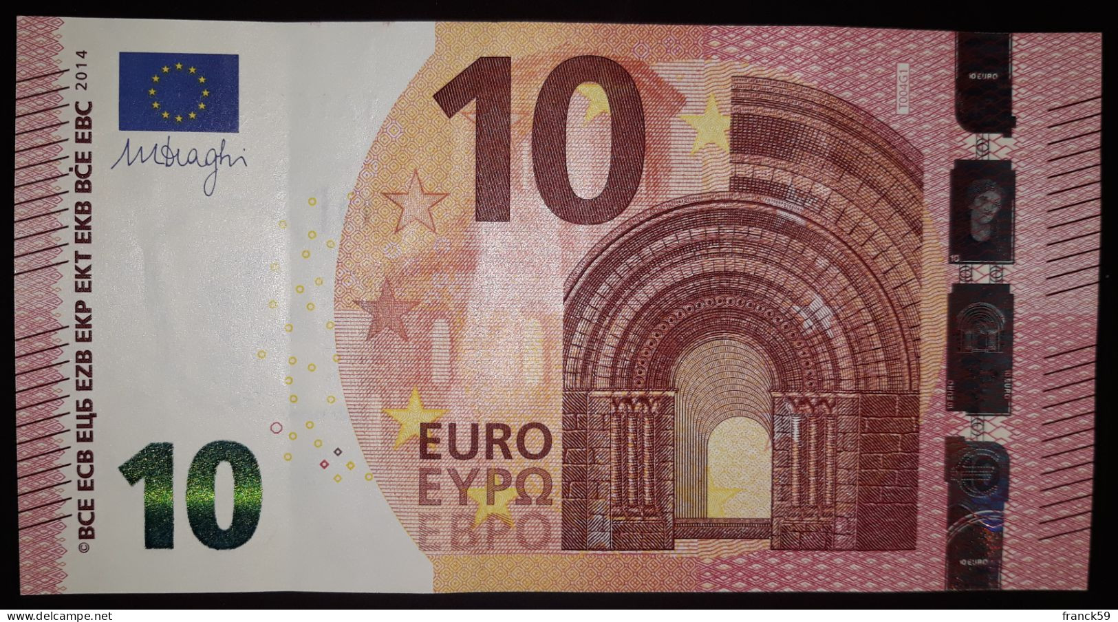 10 Euro Irlande "TA" 2014 Draghi T004G1 Circulé Mais TTB / Used But Perfect - 10 Euro