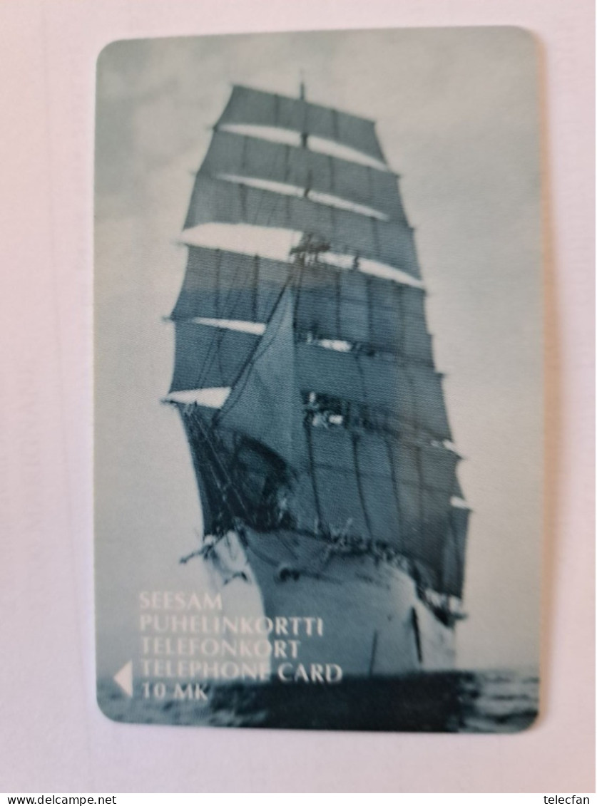 FINLANDE MAGNETIQUE SAILING BOAT VOILIER SUOMEN JOUTSEN 1934 10MK - Culture