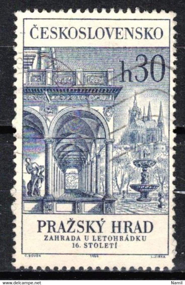 Tchécoslovaquie 1966 Mi 1617 (Yv 1481), Varieté Position 25/1, Obliteré - Abarten Und Kuriositäten