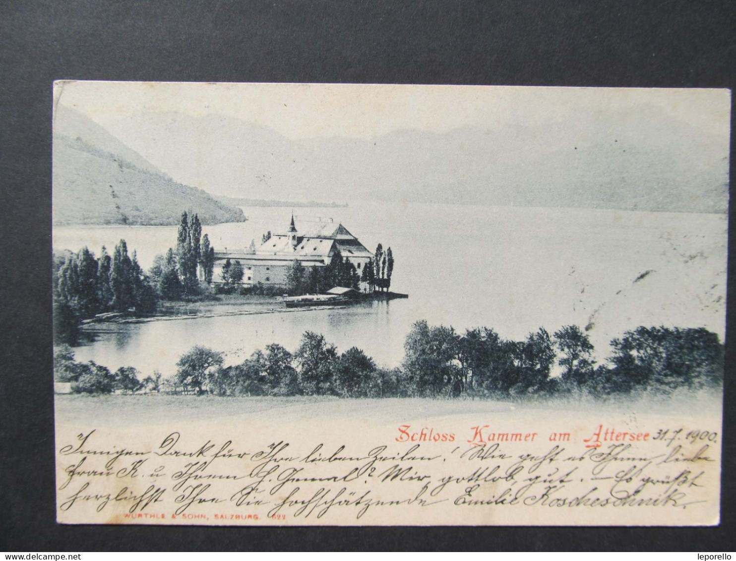 AK Schörfling Am Attersee KAMMER . Vöcklabruck 1900  // D*55530 - Attersee-Orte