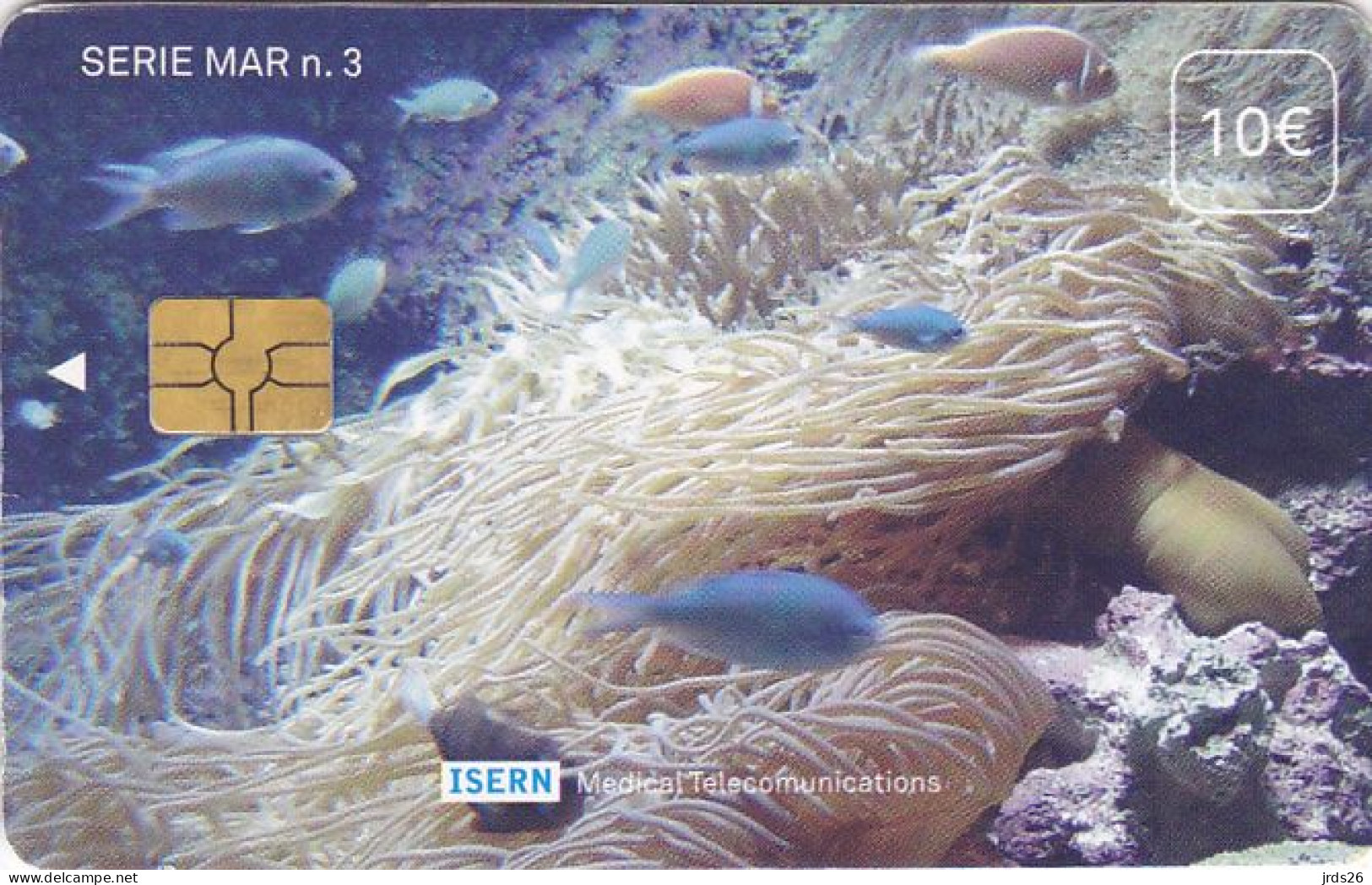 Spain Phonecard Chip - - - Isern Medical, Marine Life - Autres & Non Classés