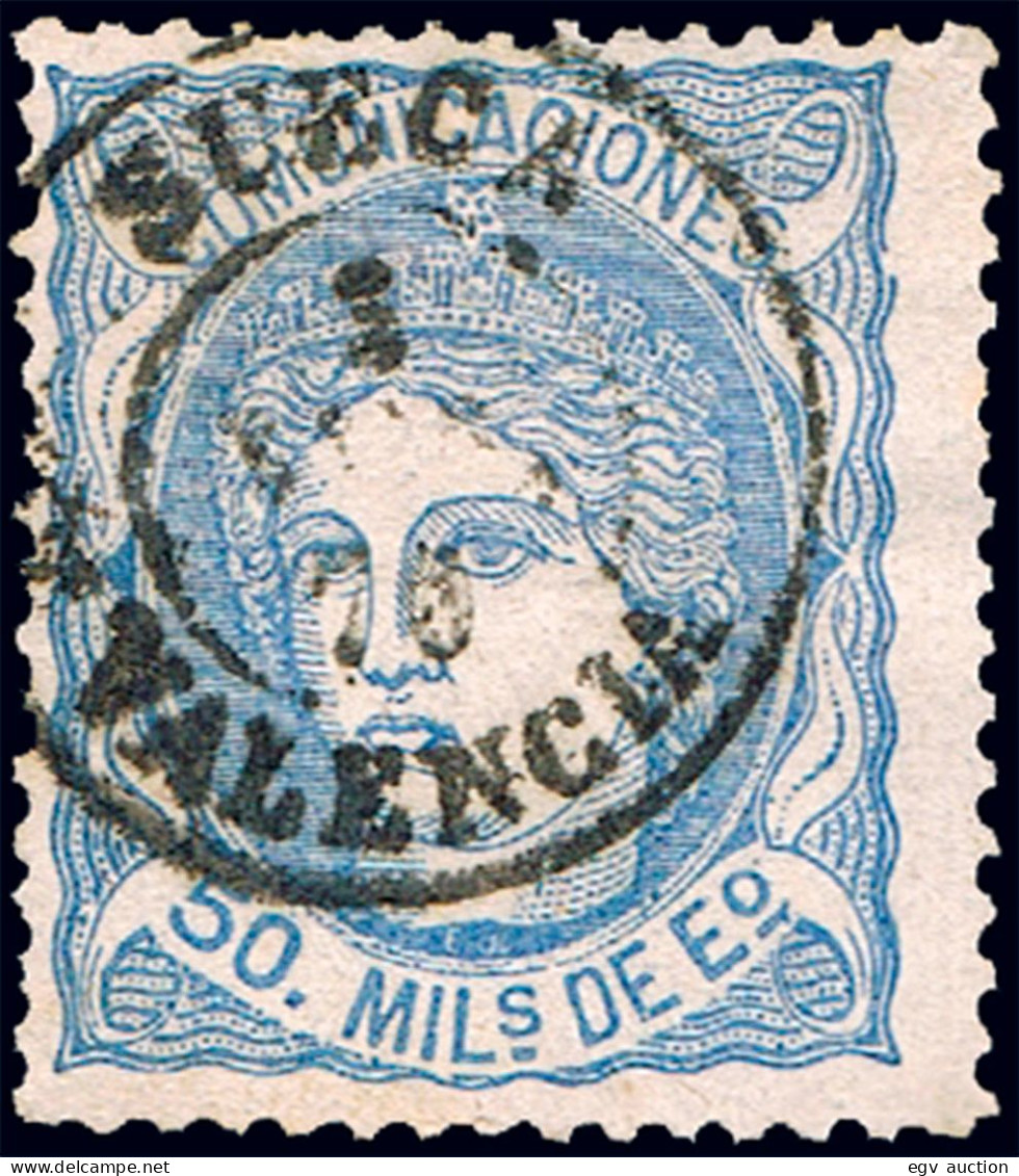 Valencia - Edi O 107 - 50milm. - Mat Fech. Tp.II "Sueca" - Used Stamps
