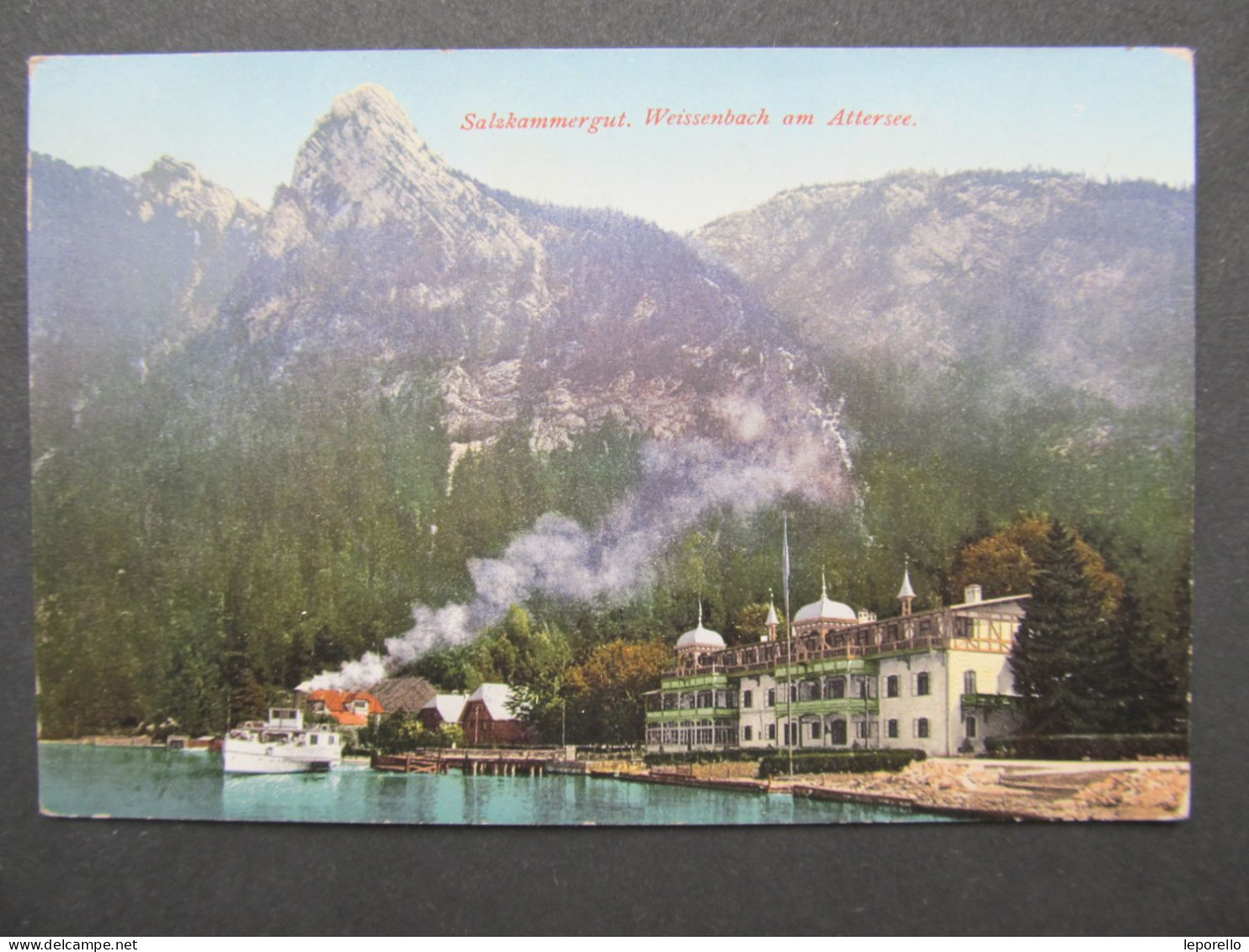 AK WEISSENBACH Am Attersee 1912  // D*55572 - Attersee-Orte