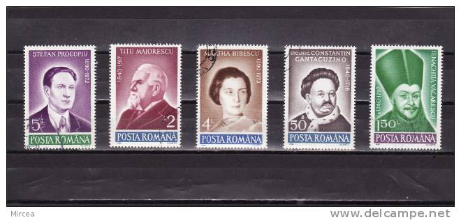 C1890 - Roumanie 1990 -  Yv.no.3904/8 Obliteres - Gebraucht