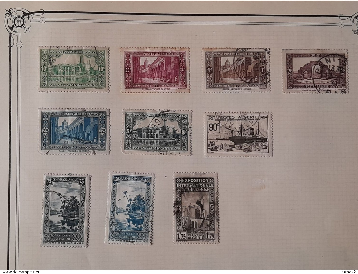 France (ex-colonies & Protectorats) > Algérie  Collections  En Feuille D'album.. - Lots & Serien