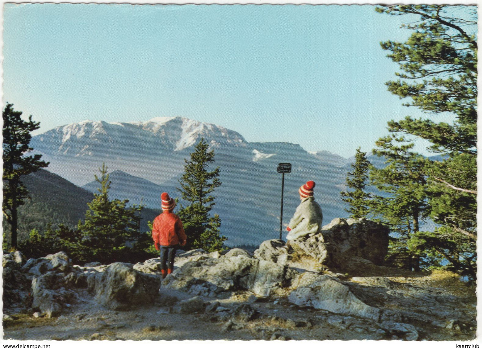 Hohe Wand, 1135 M Sh. - Blick Von Der Kleinen Kanzel Zum Schneeberg, 2075 M - (NÖ, Austria) - Wiener Neustadt