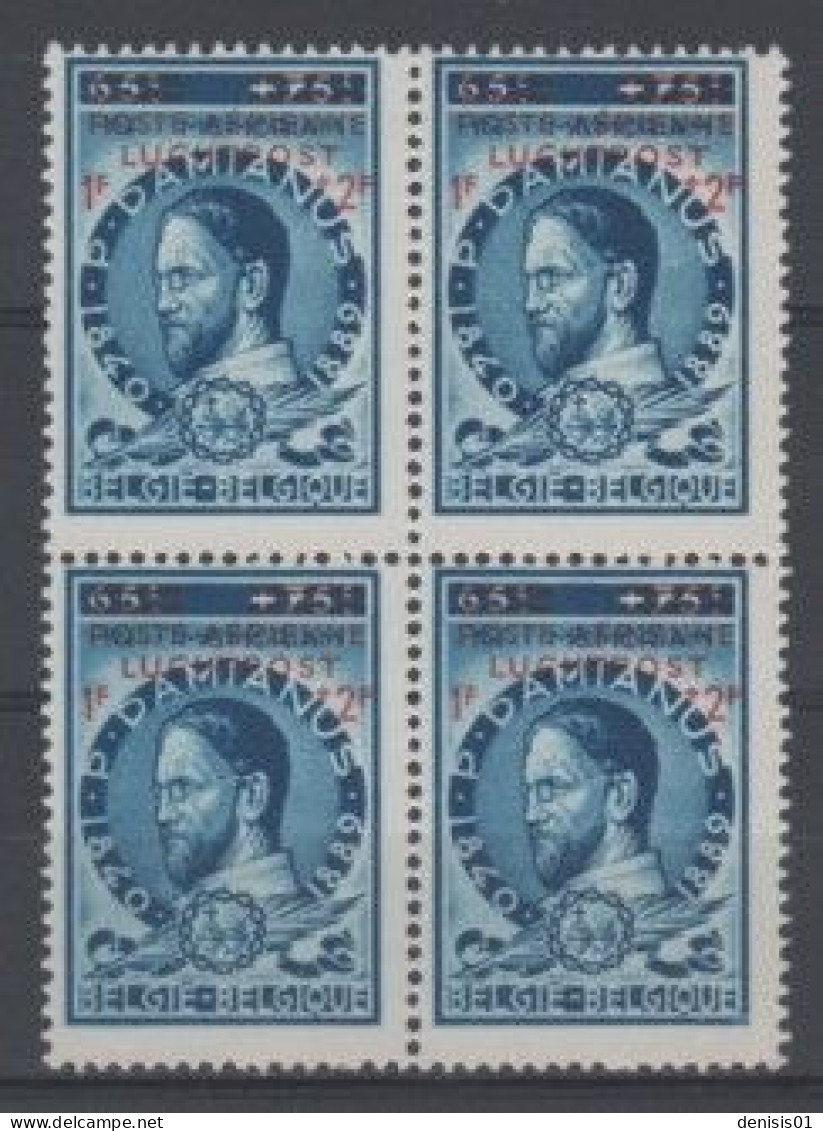 Belgique - COB Poste Aérienne N° PA 15A - Bloc De 4 - Neuf - Mint