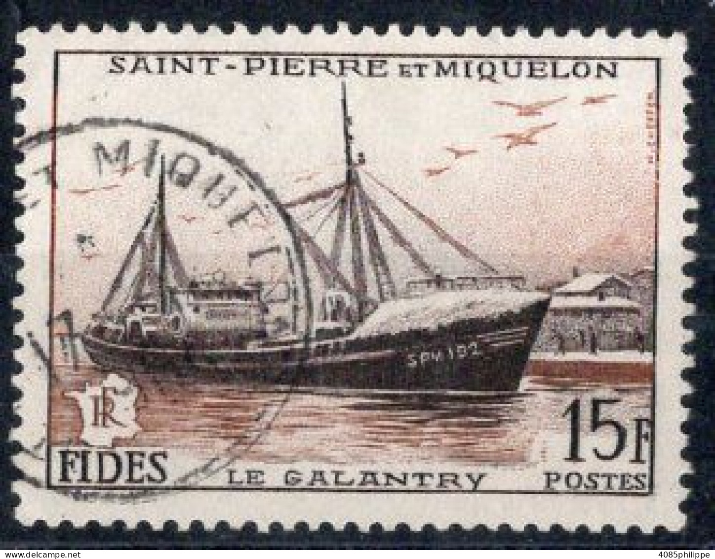 St Pierre Et Miquelon Timbre-poste N°352 Oblitéré TB Cote : 4.50€ - Gebraucht