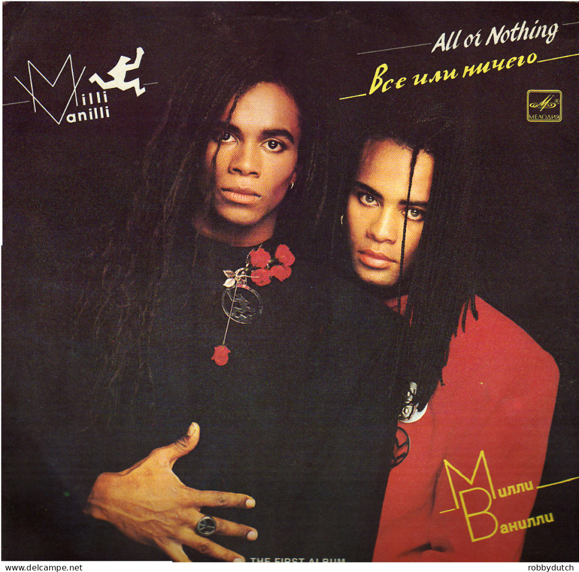 * LP *  MILLI VANILLI - ALL OR NOTHING (First Album) (Russia 1991 EX!!) - Rap & Hip Hop