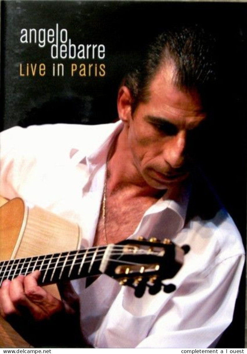 Angelo Debarre Live In Paris 2008 DVD Jazz Manouche Guitare Gipsy Django Reinhardt - Muziek DVD's