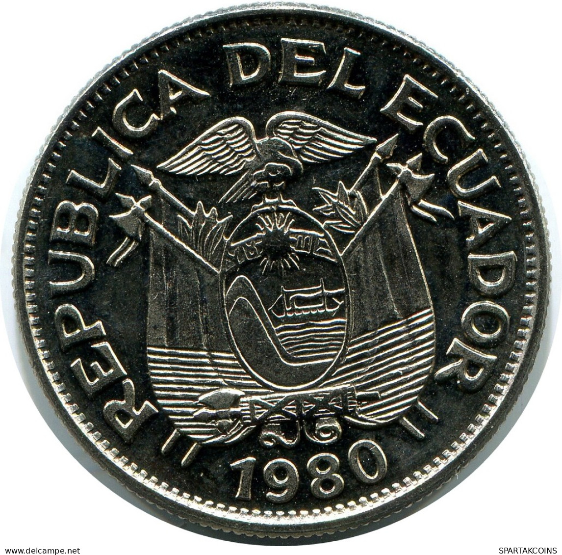 1 SUCRE 1980 ECUADOR Moneda #AZ168.E - Ecuador