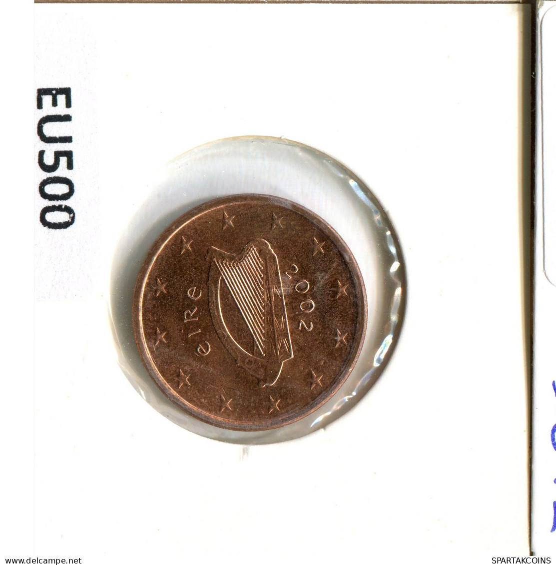 5 EURO CENTS 2002 IRLANDA IRELAND Moneda #EU500.E - Irlande