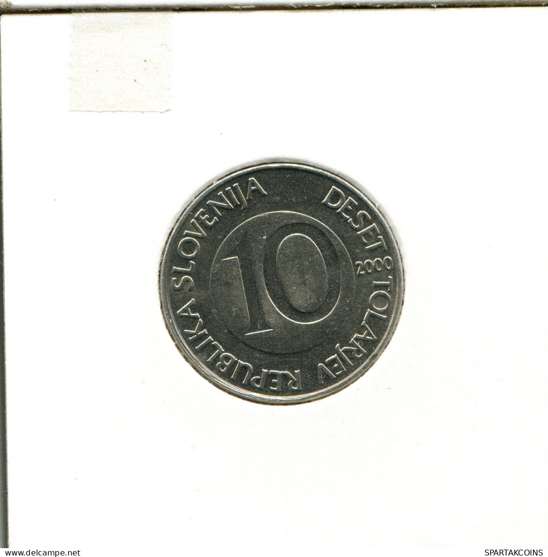 10 TOLARJEV 2000 ESLOVENIA SLOVENIA Moneda #AS574.E - Slovénie