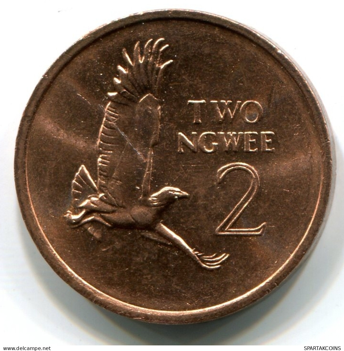 2 NGWEE 1983 ZAMBIA UNC Moneda #W11212.E - Zambie