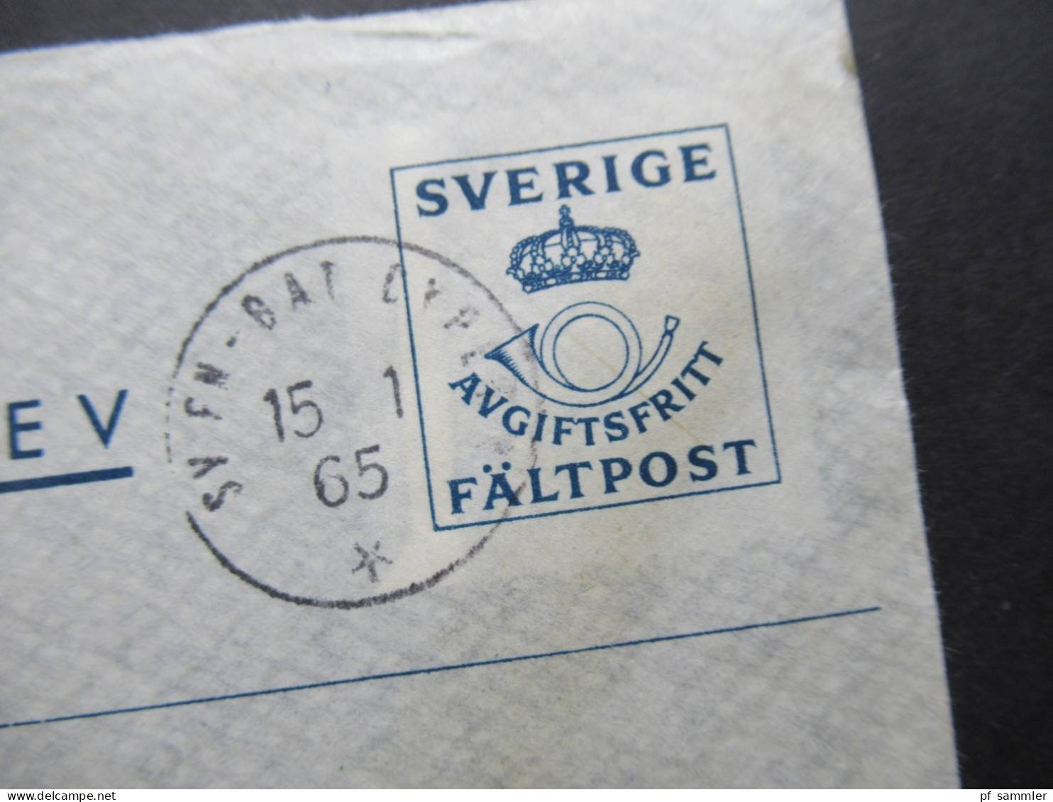 1965 Schweden Militärpost Militärbrev Stempel Svenska Bat Cypern / Schwedische Militär Auf Zypern / FN Bat 28 C - Military