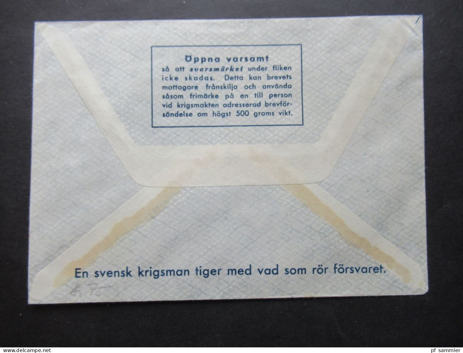 1965 Schweden Militärpost Militärbrev Stempel Svenska FN Bat Cypern / Schwedisches Militär Auf Zypern / FN Bat 2. Komp - Militärmarken