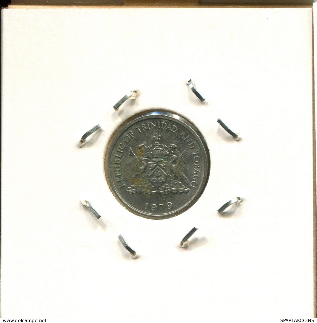 10 CENTS 1979 TRINIDAD AND TOBAGO Coin #BA124.U - Trinité & Tobago