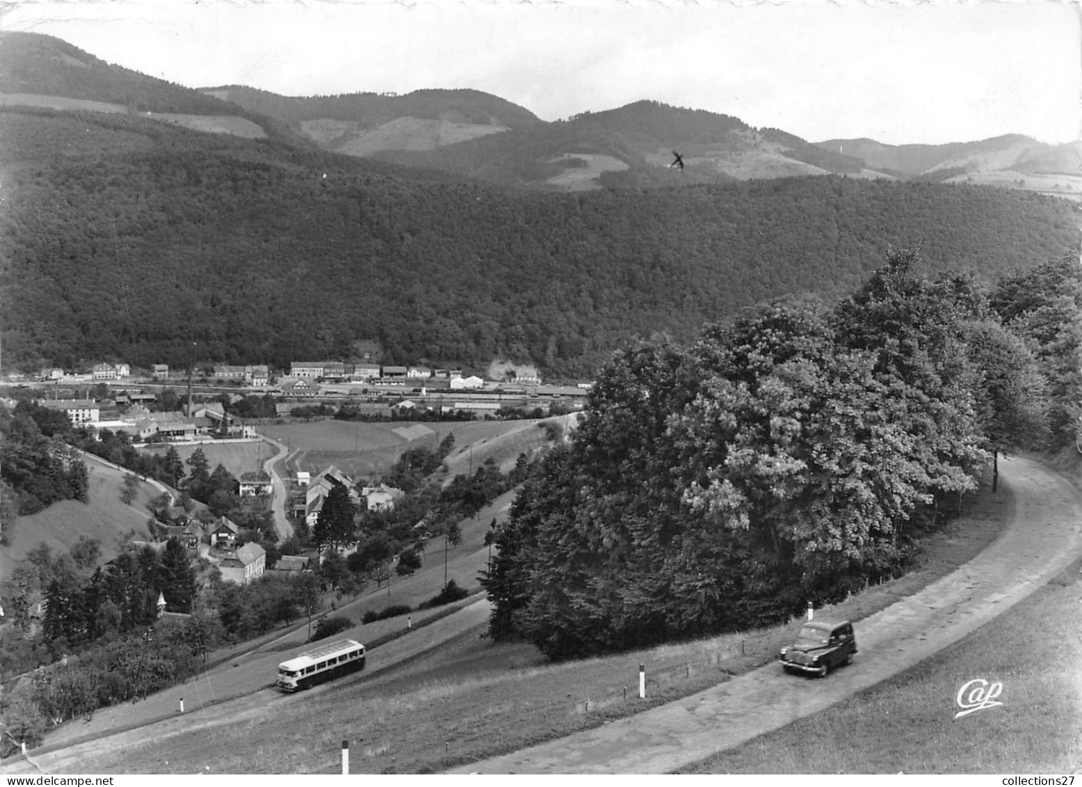 68-SAINTE-MARIE-AUX-MINES- SUR LA ROUTE VERS LE PETIT HAUT DE SAINTE MARIE AUX MINES A RIBEAUVILLE - Sainte-Marie-aux-Mines