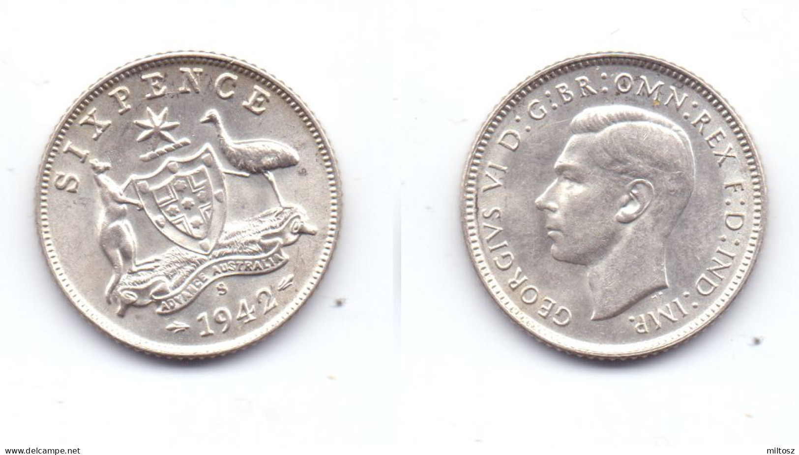 Australia 6 Pence 1942 S - Sixpence