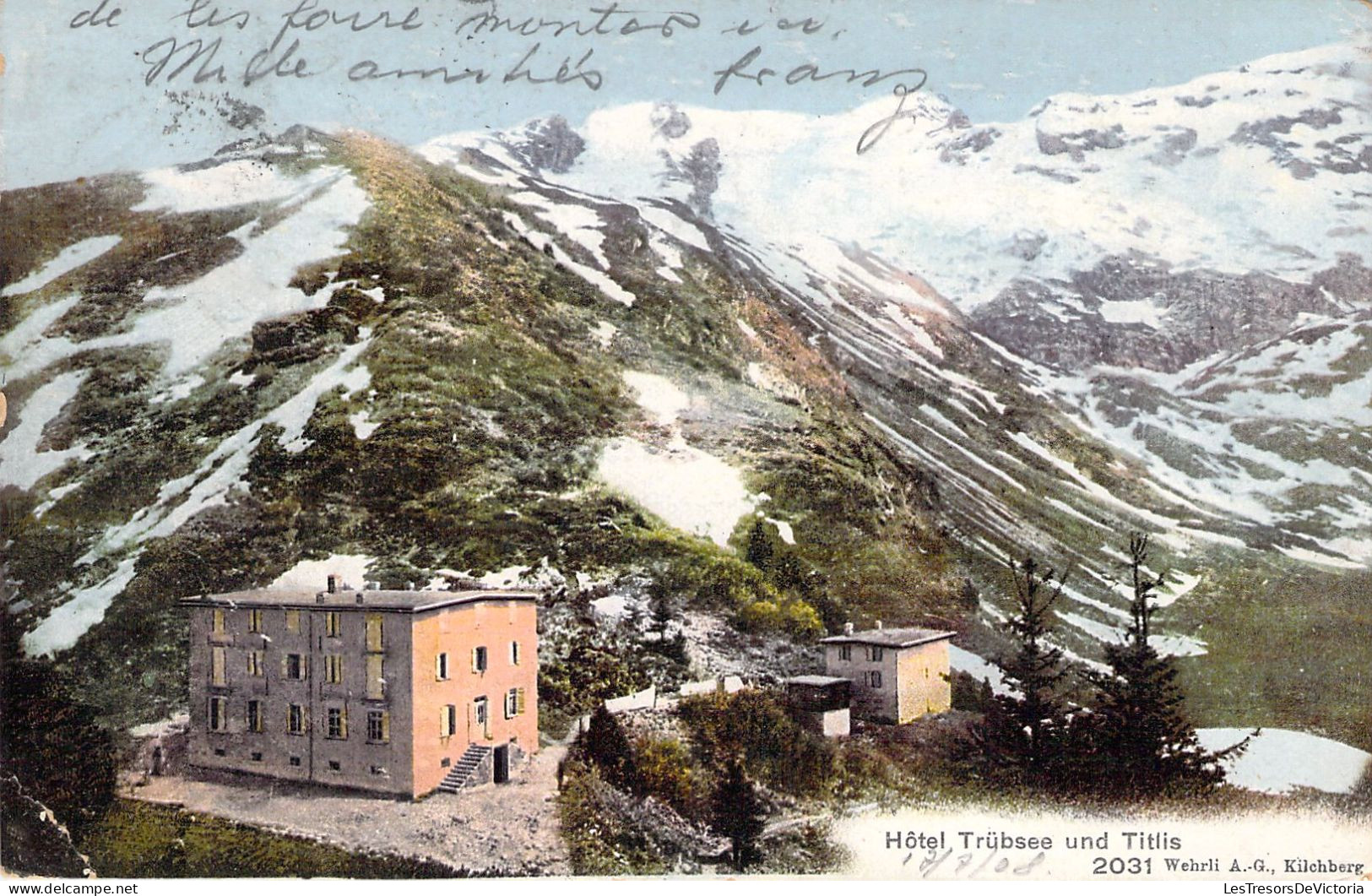 SUISSE - Hôtel Trübsee Und Titlis - Carte Postale Ancienne - Trub