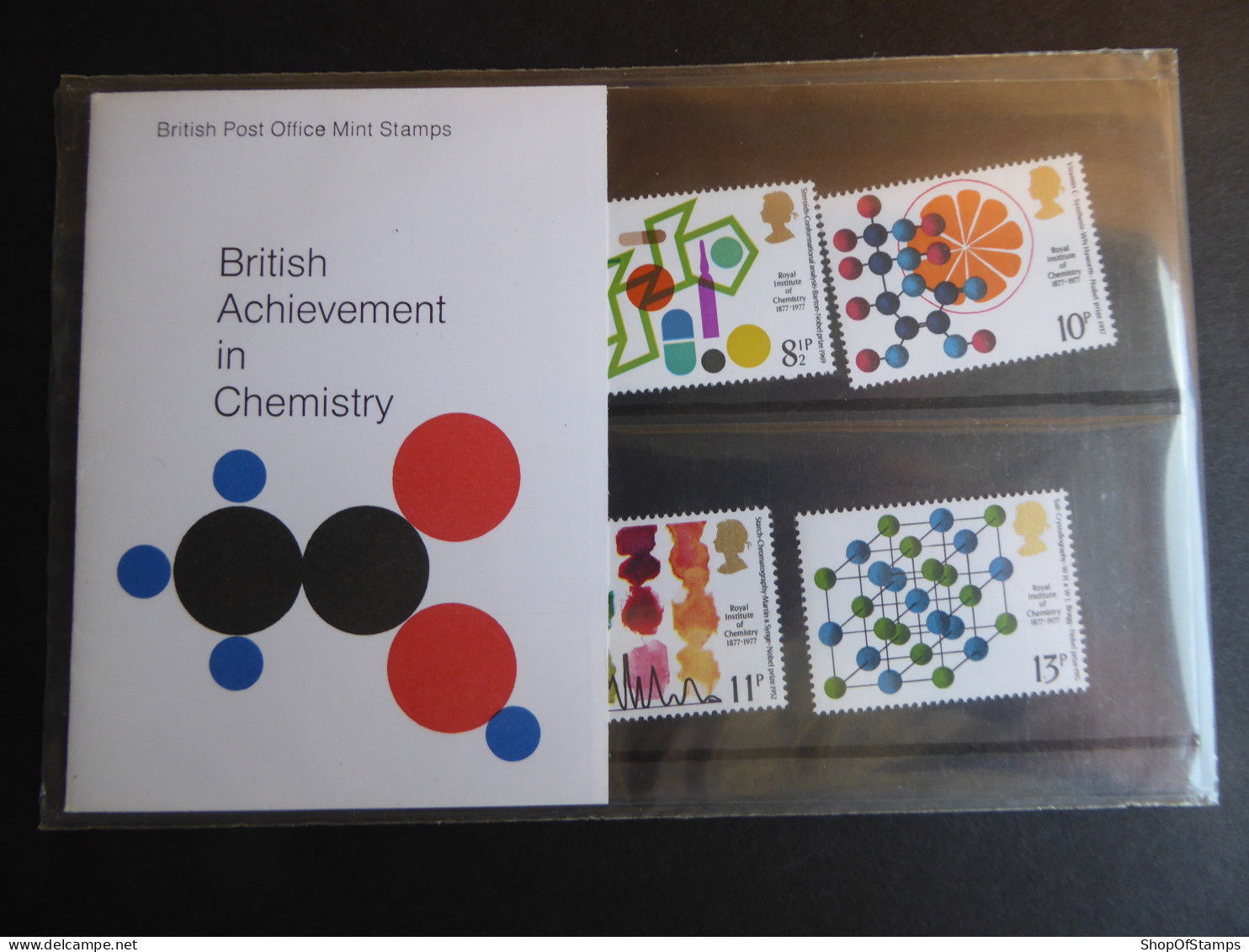 GREAT BRITAIN SG 1029-32 ROYAL INSTITUTE OF CHEMISTRY CENTENARY PRESENTATION PACK - Hojas & Múltiples