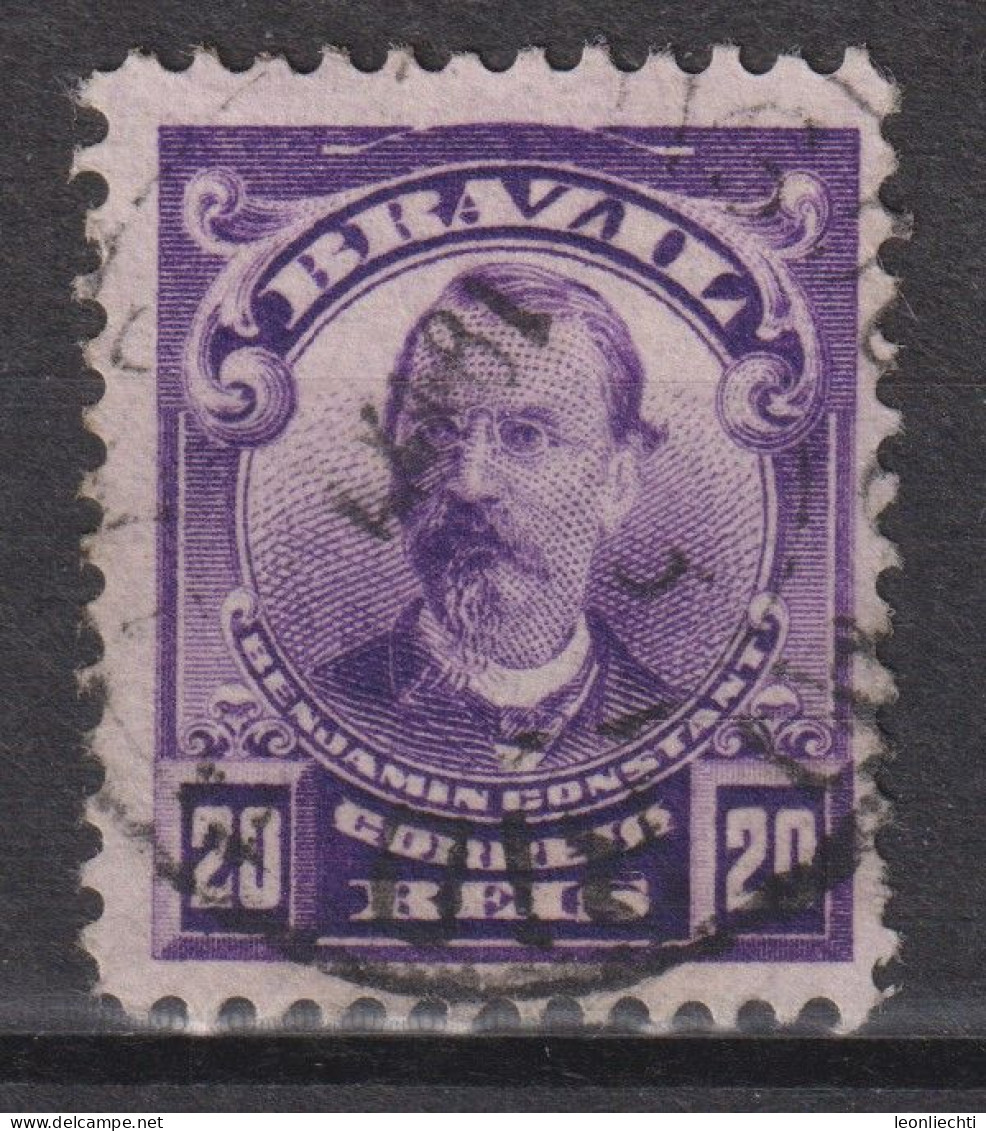 1906 Brasilien, Mi:BR 164, Sn:BR 175, Yt:BR 129,Benjamin Constant (1833-1891),Personalities And Liberty Allegory - Gebraucht