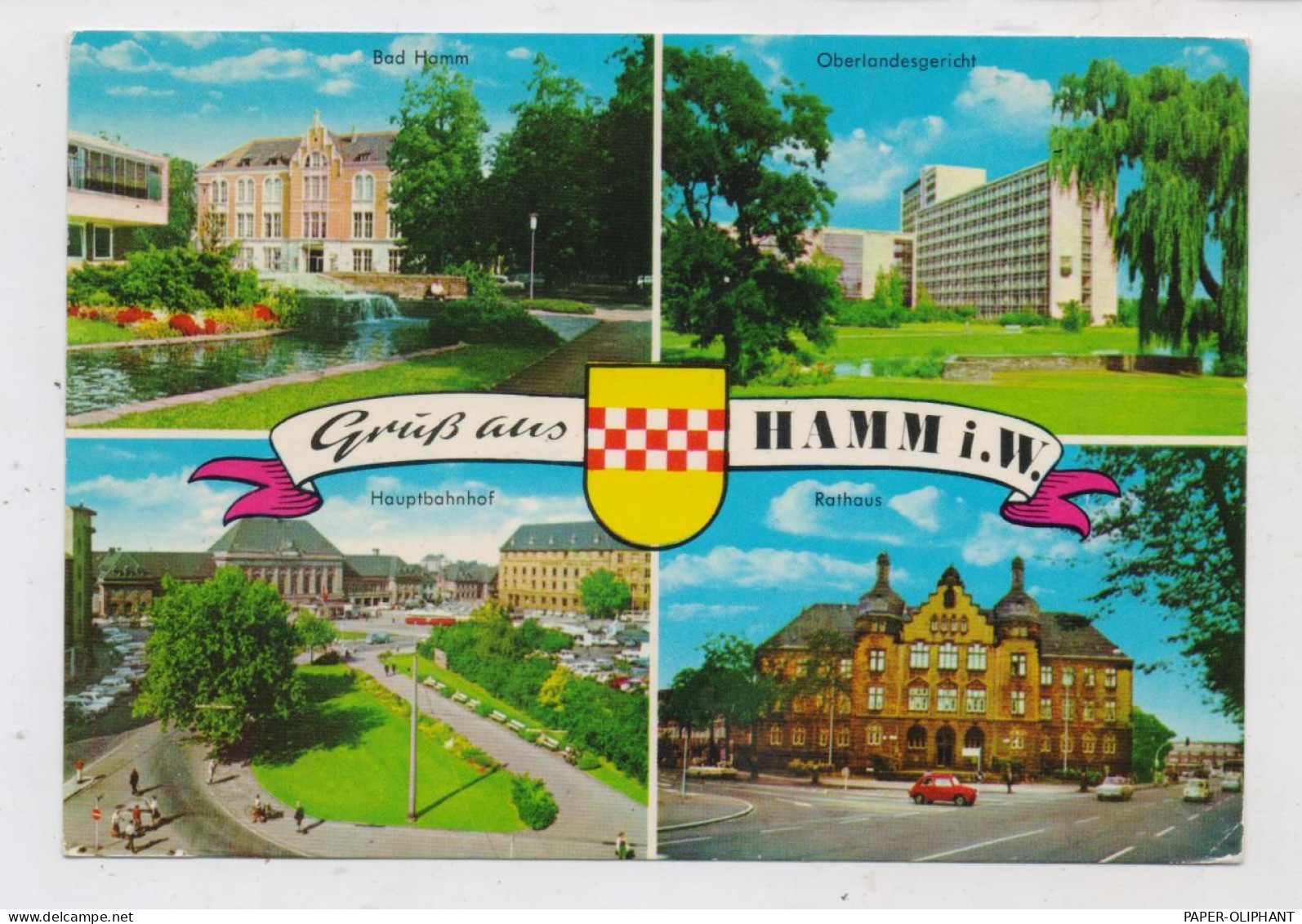 4700 HAMM, Mehrbild - AK 1973 - Hamm