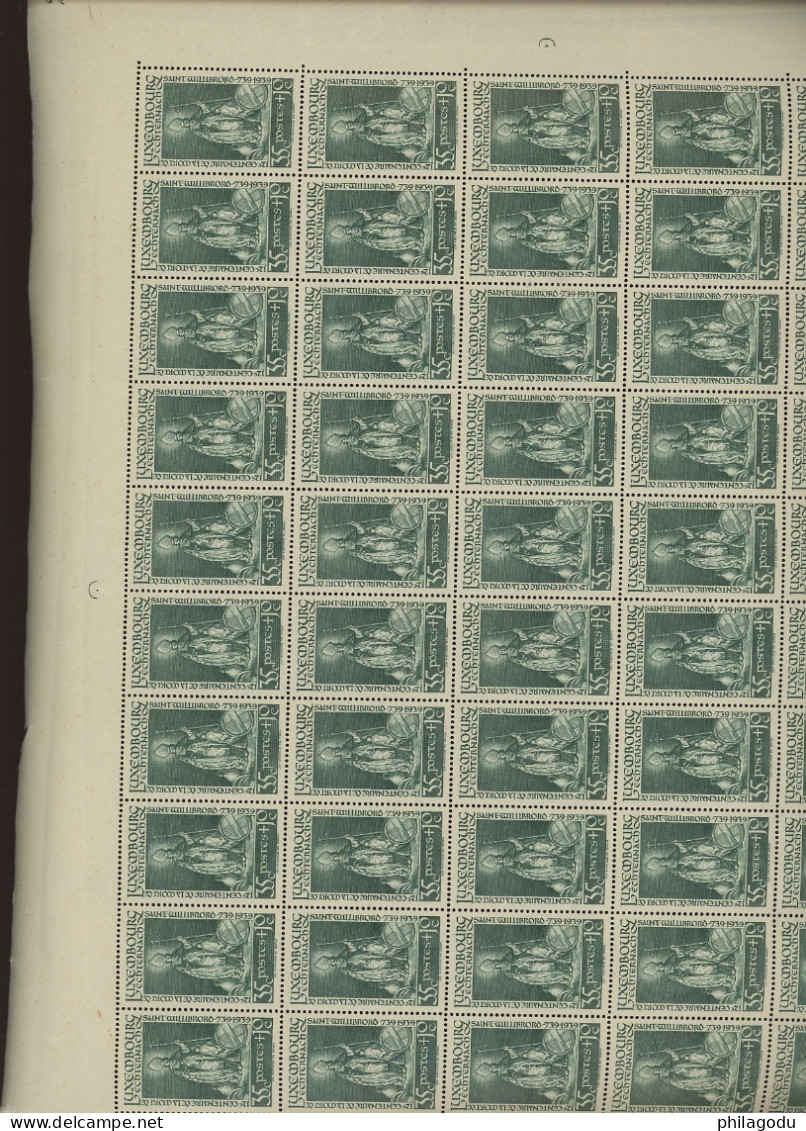 1938 ECHTERNACH **. 50 Séries En Feuilles Complètes. LUXE.  Cote Yv. 3500-€ - Ganze Bögen