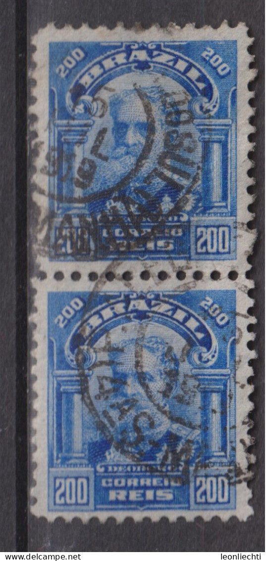 1915 Brasilien  Mi:BR 182, Sn:BR 179, Yt:BR 132a, Deodoro Da Fonseca, Personalities And Liberty Allegory - Used Stamps