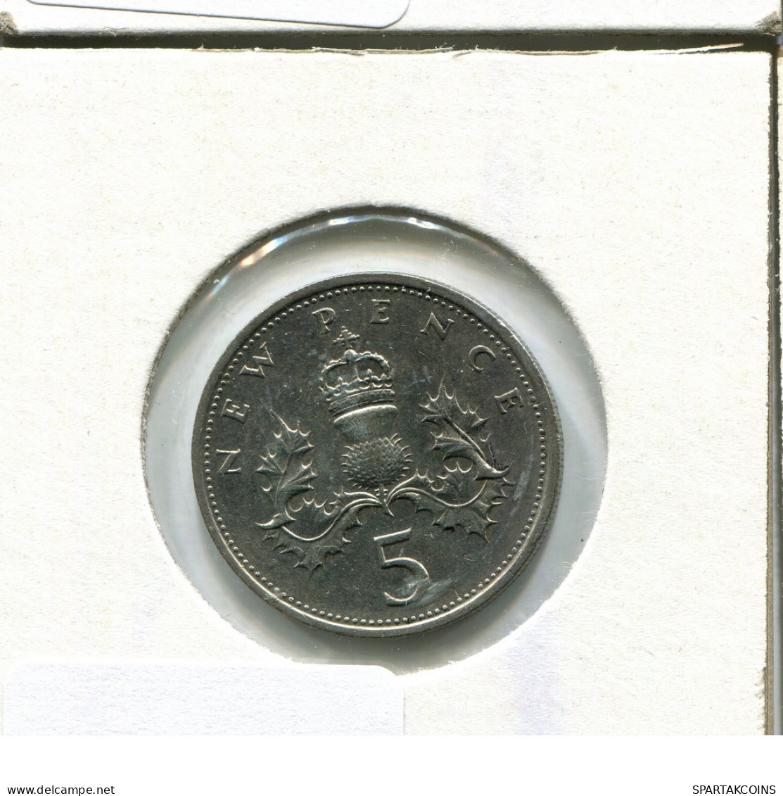 5 NEW PENCE 1980 UK GBAN BRETAÑA GREAT BRITAIN Moneda #AU828.E - 5 Pence & 5 New Pence