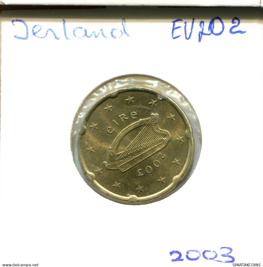 20 EURO CENTS 2003 IRLANDE IRELAND Pièce #EU202.F - Ireland