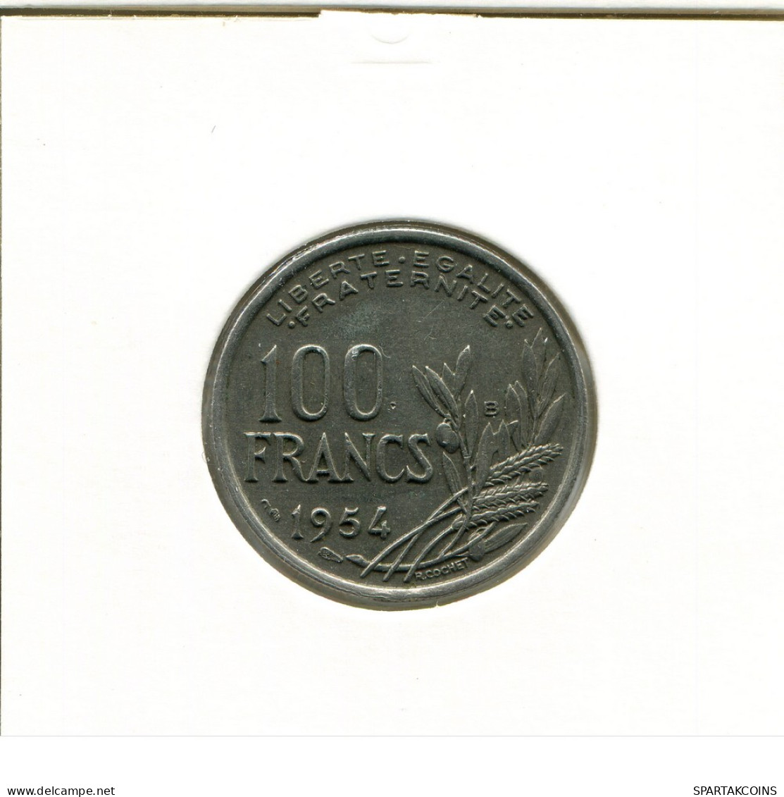 100 FRANCS 1954 FRANKREICH FRANCE Französisch Münze #AK957.D - 100 Francs
