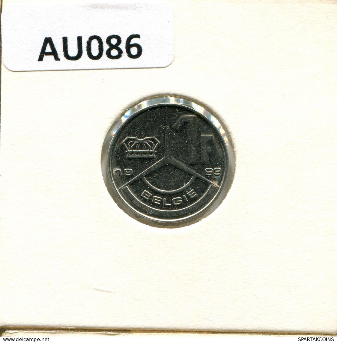 1 FRANC 1993 DUTCH Text BELGIEN BELGIUM Münze #AU086.D - 1 Franc