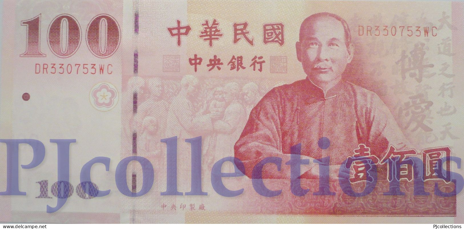 TAIWAN 100 YUAN 2001 PICK 1991 UNC - Taiwan