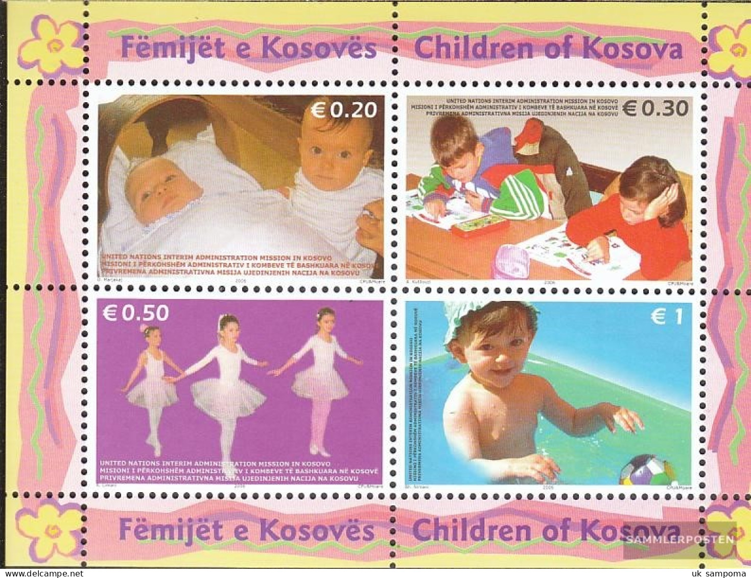 Kosovo Block2x (complete Issue) Normal Paper Unmounted Mint / Never Hinged 2006 Children - Blocks & Kleinbögen