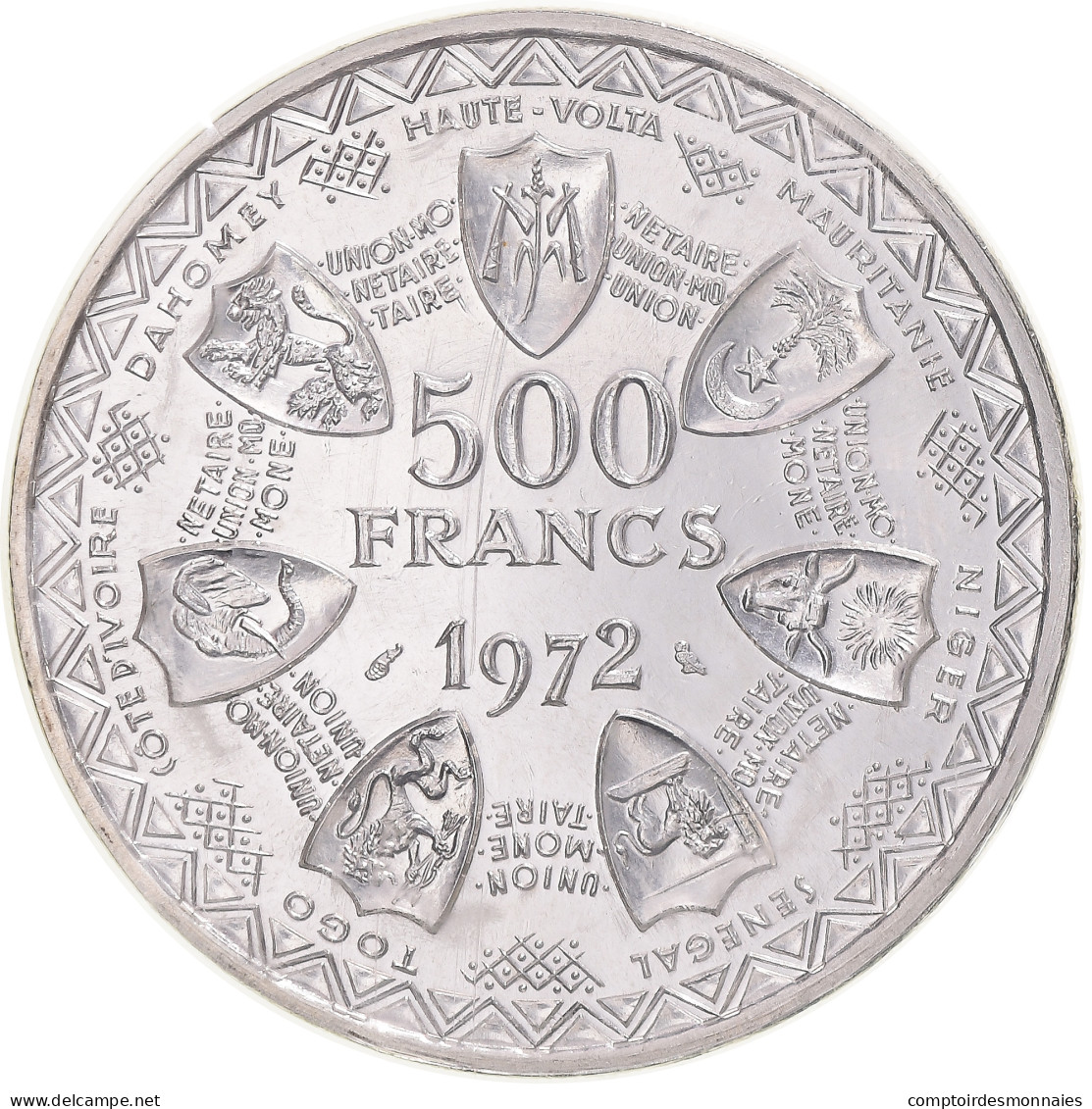 Monnaie, Communauté économique Des États De L'Afrique De L'Ouest, 500 Francs - Côte-d'Ivoire