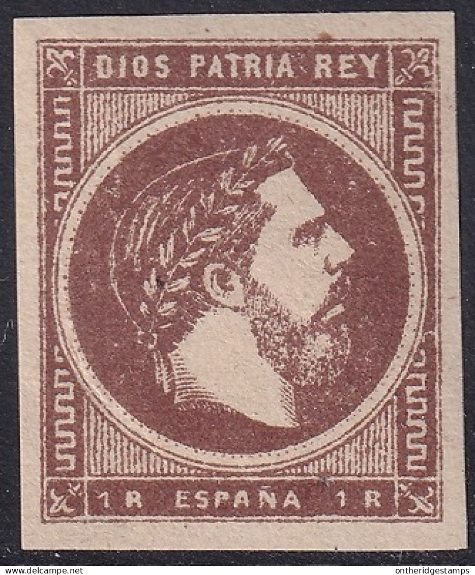 Spain 1875 Sc X7 Espana Ed 161 Carlist MNH** Couple Gum Creases - Carlists