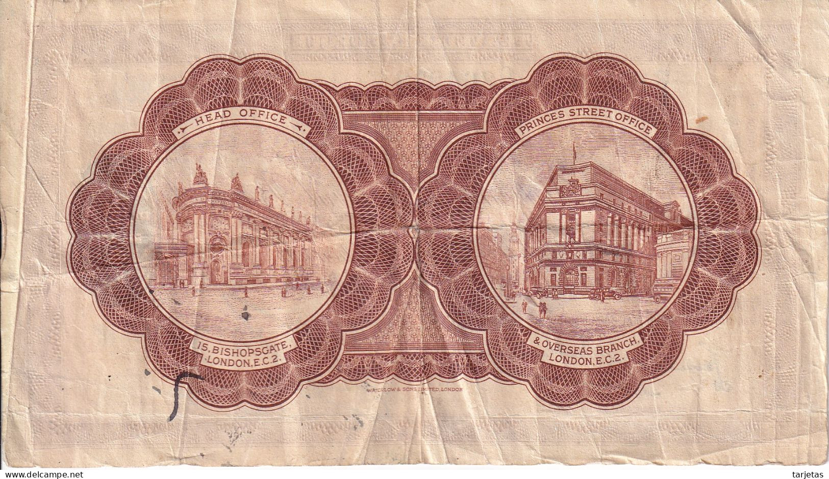 TRAVELLERS CHEQUE NATIONAL PROVINCIAL BANK LIMITED 10 POUNDS YEAR 1955 - Andere & Zonder Classificatie