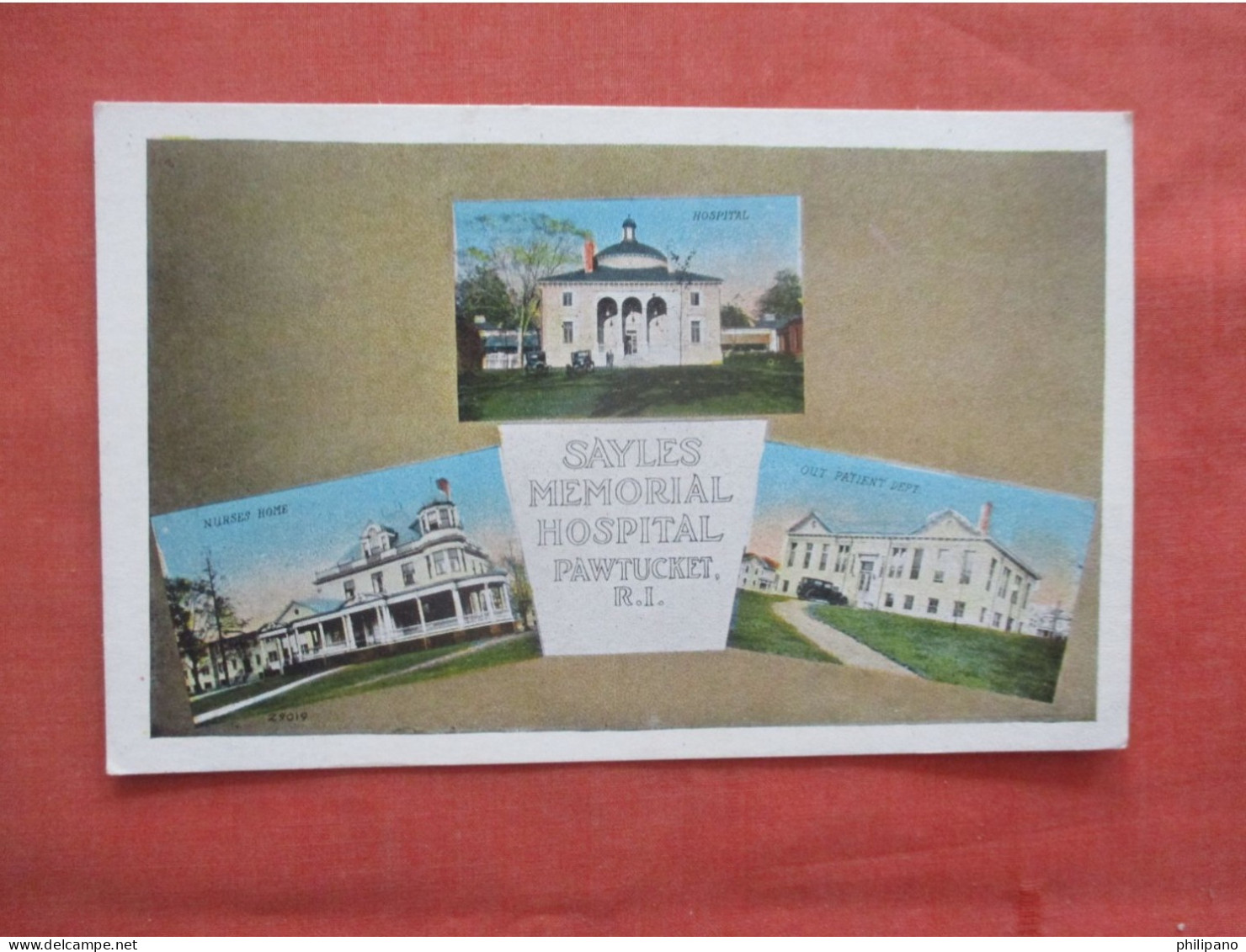 Sayles Memorial Hospital.    Pawtucket  Rhode Island > Pawtucket     ref 6023 - Pawtucket