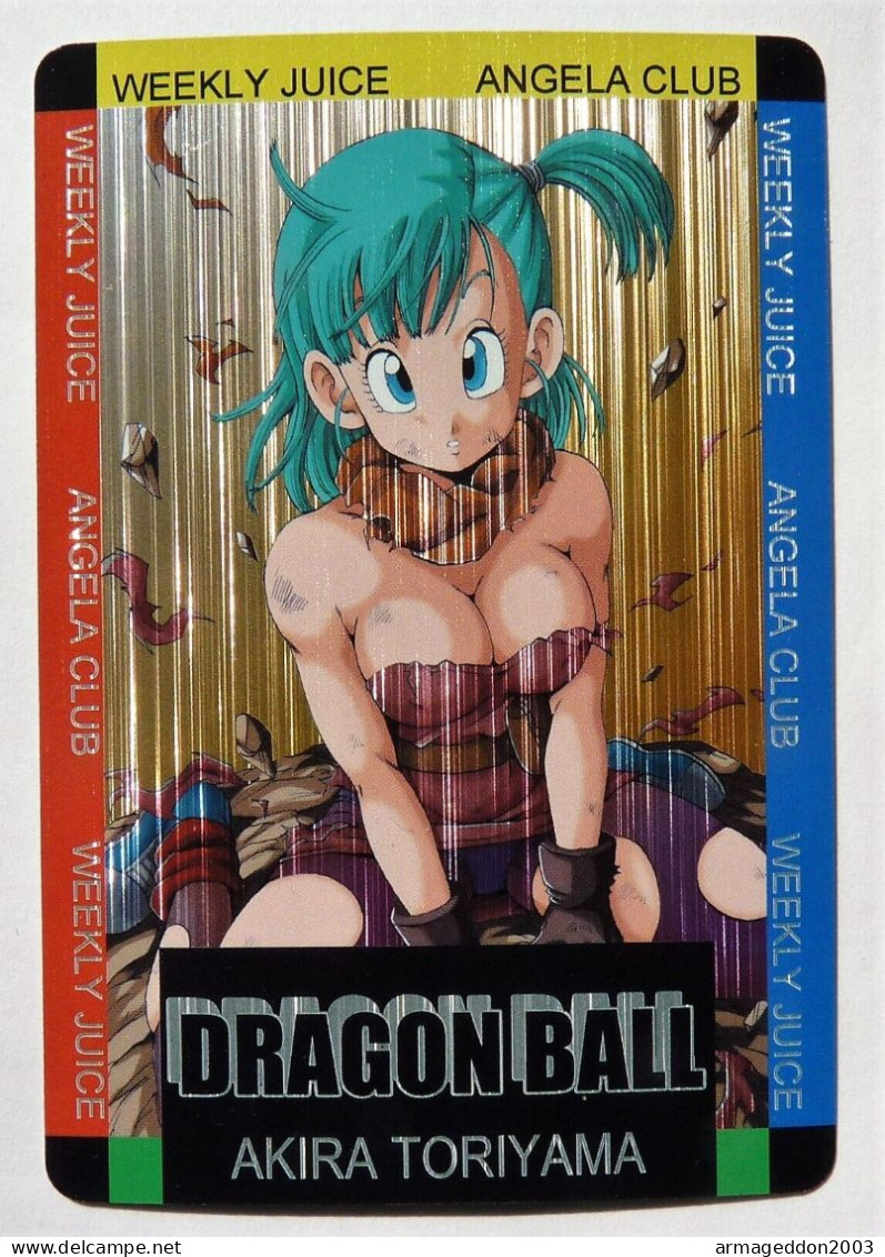 CARTE Fancard Custom PRIMS SEXY GIRL MANGA DRAGON BALL MINT HOLO BULMA NEUVE - Dragonball Z