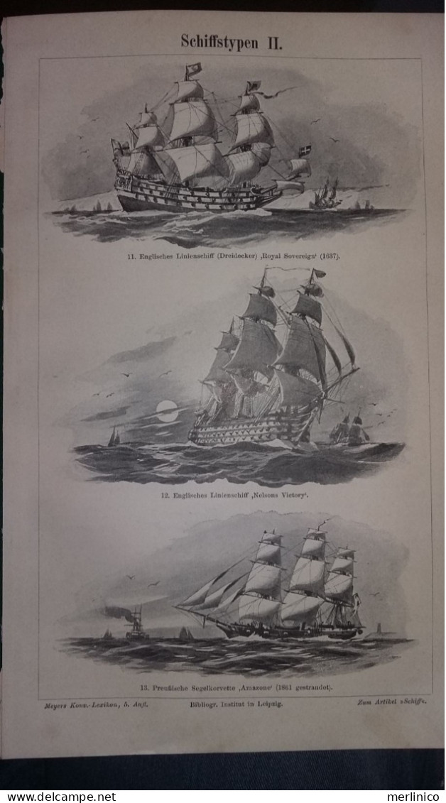 Ships, Illustration, Schiffstypen - Grands Formats