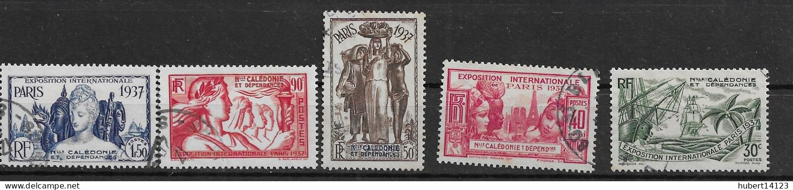 NOUVELLE CALEDONIE 1937 N° 167 à 171 Oblitérés - Used Stamps